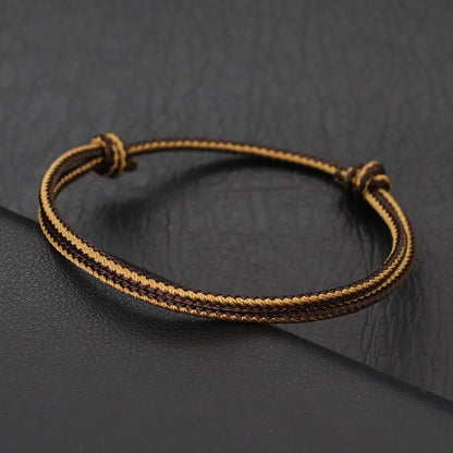 Grade A Weaven String Bracelet For Men Casual Outdoor Use - Smarsty