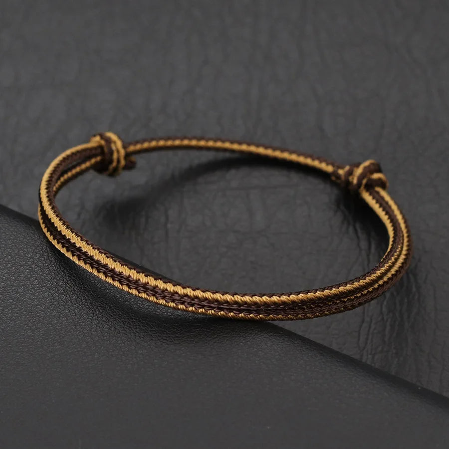 Grade A Weaven String Bracelet For Men Casual Outdoor Use - Smarsty