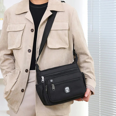 Mens Messenger Bag Crossbody Satchel Waterproof Oxford - Smarsty