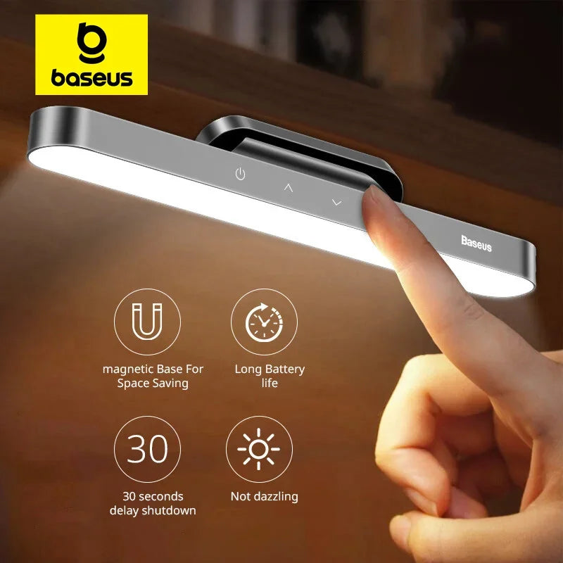Baseus Rechargeable LED Table Lamp With Stepless Dimming - Smarsty