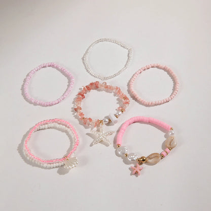 Bohemian Shell Beaded Bracelet Set for Women - Smarsty
