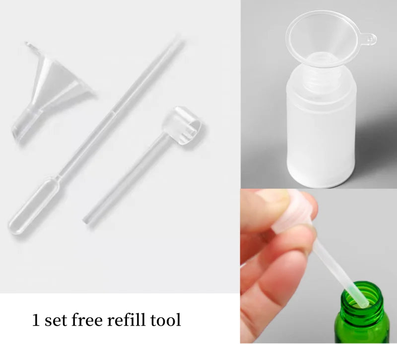 Refillable Glass Perfume Spray Bottles Set - Smarsty