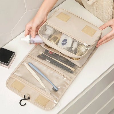 Waterproof Travel Makeup Bag With Hook For Women Toiletries - Smarsty