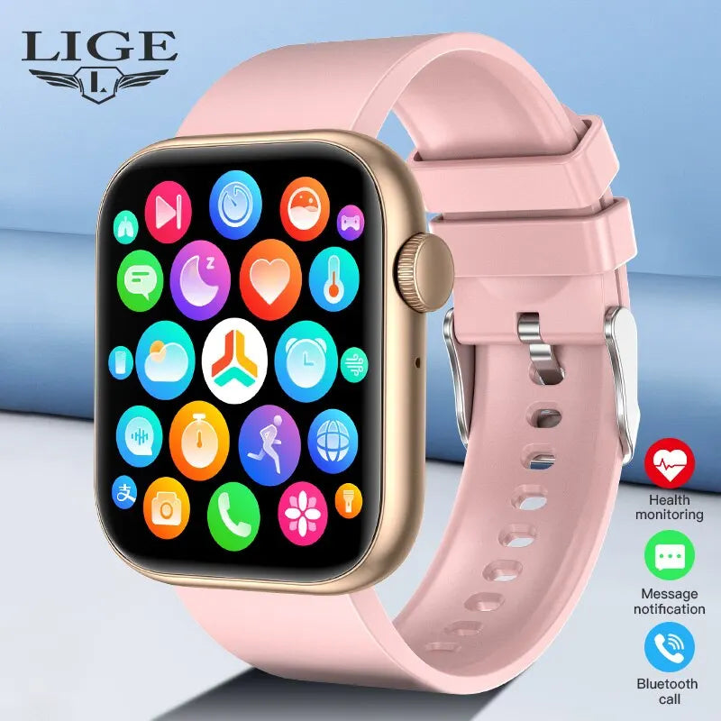LIGE Smart Watch for Women with Bluetooth and Waterproof Design - Smarsty