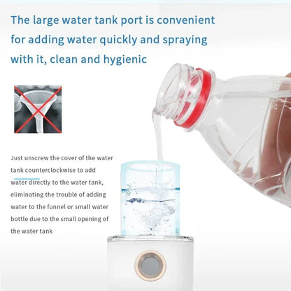Mini Portable Humidifier Nano Mister Facial Steamer for Hydrated Skin - Smarsty