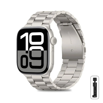 Stainless Steel Strap for Apple Watch Ultra 3/2 Band 46mm 49mm 40mm 44mm 42mm 41mm 45mm Bracelet IWatch Series 11 10 9 8 7 SE 6 - Smarsty