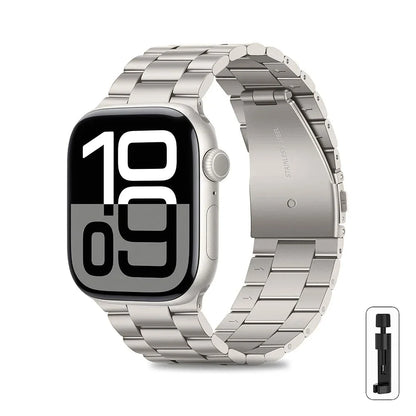 Stainless Steel Strap for Apple Watch Ultra 3/2 Band 46mm 49mm 40mm 44mm 42mm 41mm 45mm Bracelet IWatch Series 11 10 9 8 7 SE 6 - Smarsty