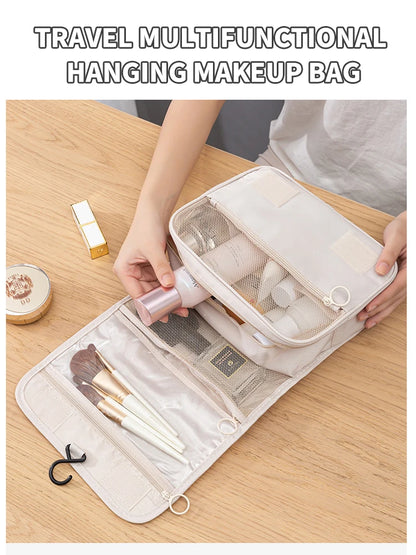 Multifunctional Travel Makeup Bag with Large Capacity - Smarsty