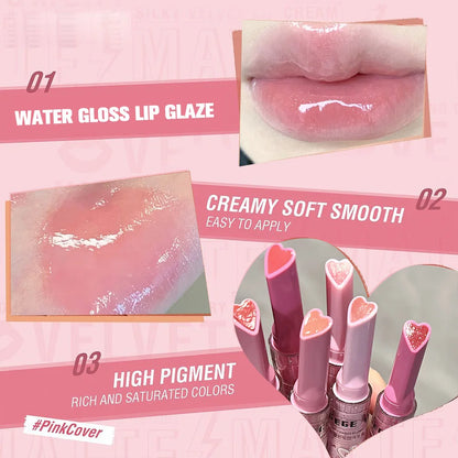 Gege Bear Pink Rabbit Moisturizing Lip Gloss Balm - Smarsty