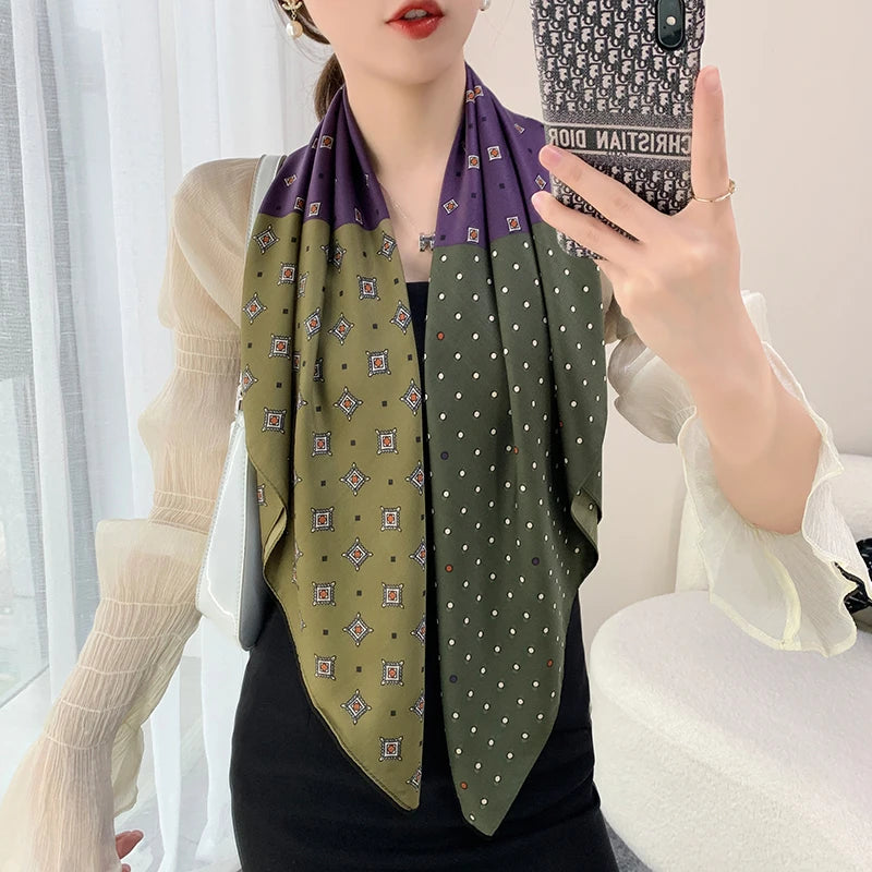 Luxury Women's Spring Scarf Soft Polyester Shawl - Smarsty