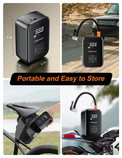 Cordless Wireless Air Pump Portable Tire Inflator 150 PSI - Smarsty