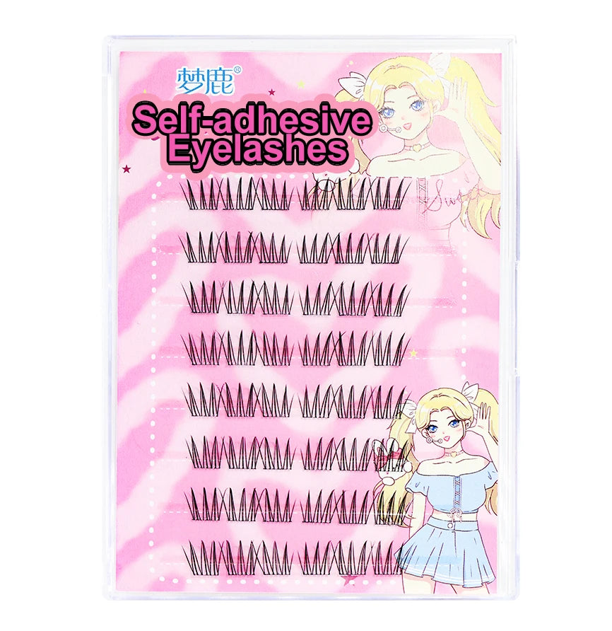 Self Adhesive Cluster Lashes for Effortless Application - Smarsty