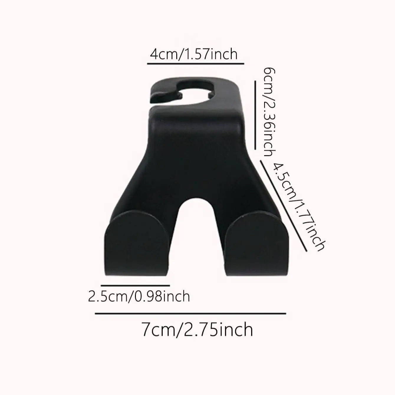 Concealed Car Seat Back Hook For Phone Holder In Car - Smarsty
