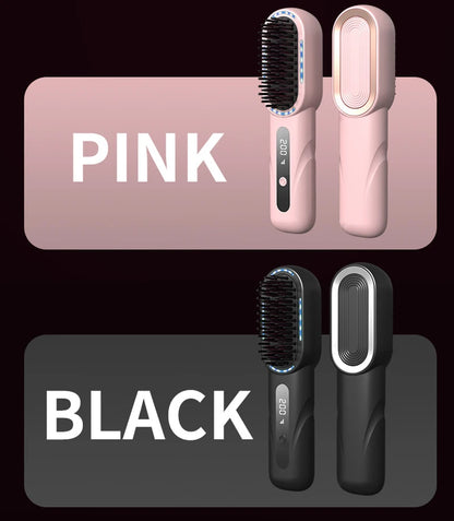 Wireless Hair Straightener Comb with Negative Ions - Smarsty