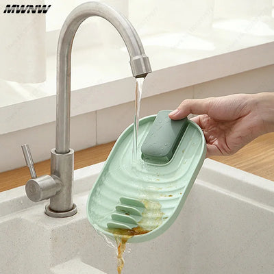 1pcs Polychrome Foldable Nordic Style Pot Holder Lid Shovel Storage Rack Practical Multifunctional Utensils for Kitchen Supplies by Smarsty