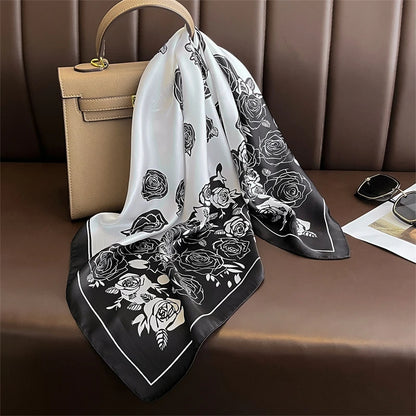 Luxury Silk Horse Print Scarf for Women - Smarsty