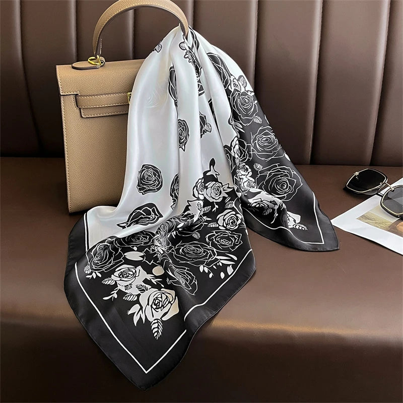 Luxury Silk Horse Print Scarf for Women - Smarsty