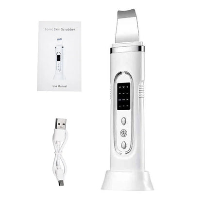 Ultrasonic Skin Scrubber for Deep Cleansing and Rejuvenation - Smarsty