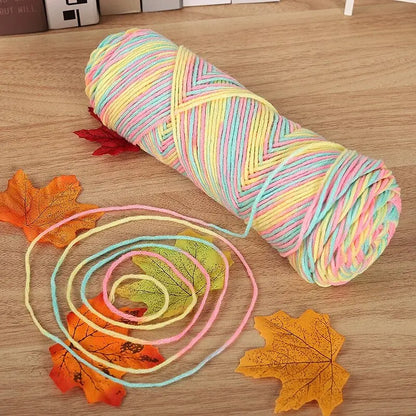 Colorful Dyed Milk Cotton Yarn for Handmade Projects - Smarsty