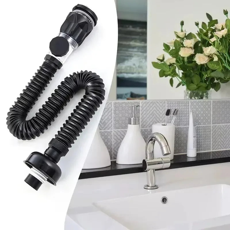 Flip Top Anti-Odor Drain Pipe Set for Kitchen and Bathroom - Smarsty