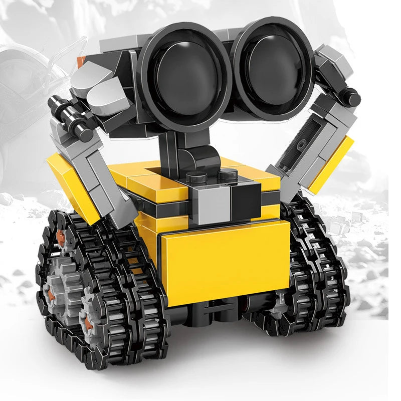 New mini Wall-E Building Block Kit MOC Idea Technical Classic Movie Model Building Block Assembly Children's Toy Gift
