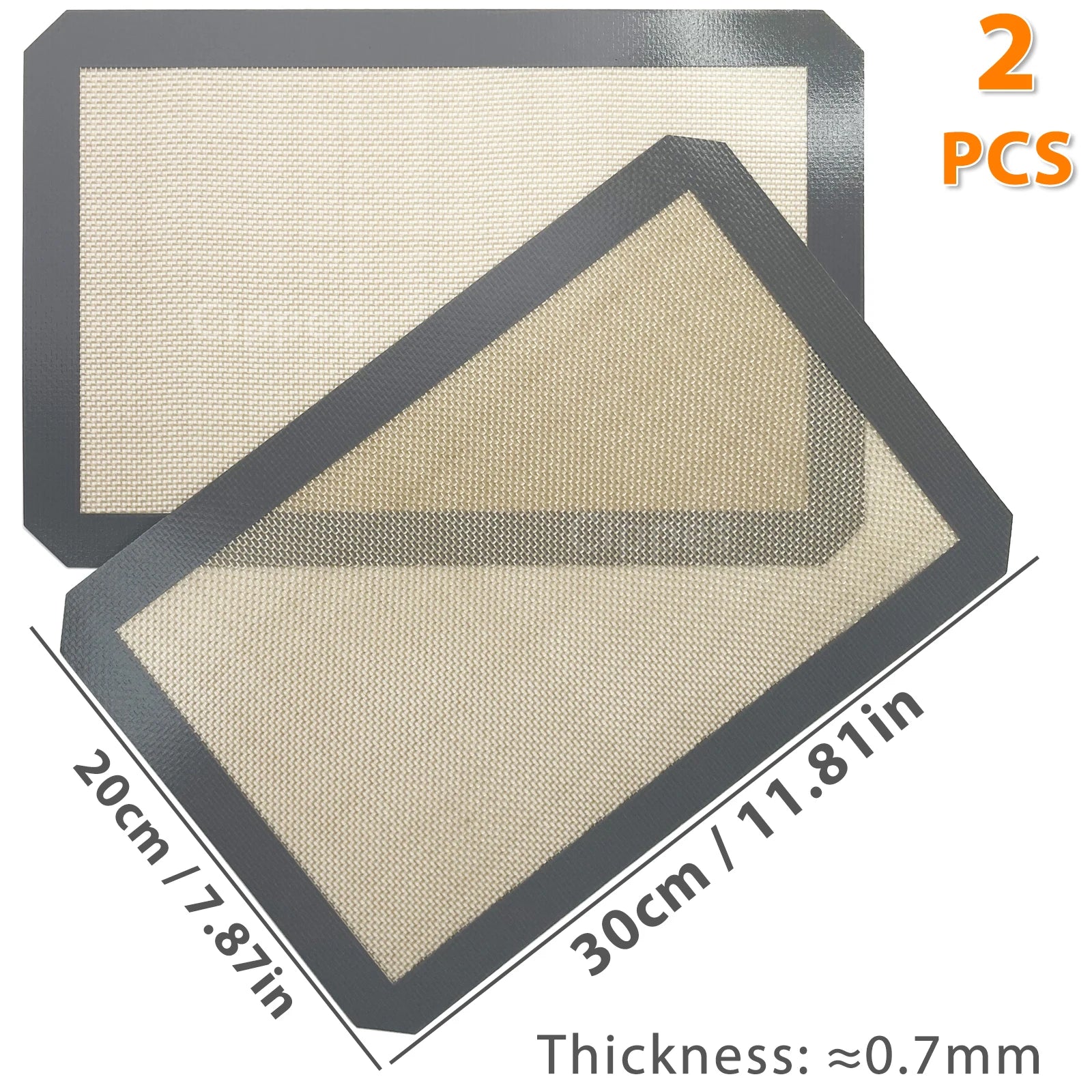 Silicone Baking Mats Non Stick Heat Resistant Set - Smarsty