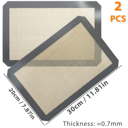 Silicone Baking Mats Non Stick Heat Resistant Set - Smarsty