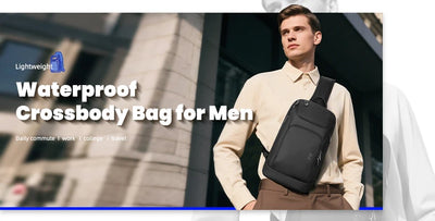 HK Expandable Travel Backpack Men Large Capacity Waterproof 15.6” Laptop Bag Hiking Rucksack Cycling Daypack Bag with USB Port - Smarsty