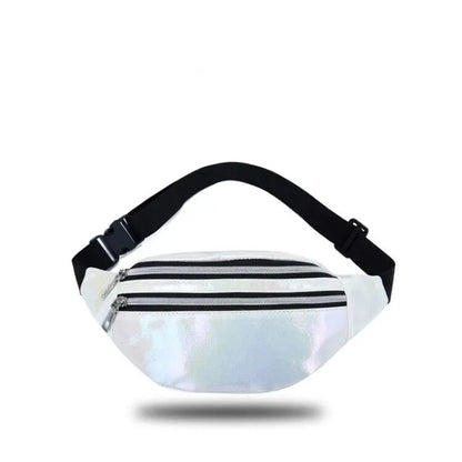 Holographic Fanny Pack Waist Bag For Travel And Beach - Smarsty