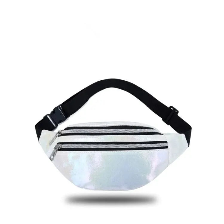 Holographic Fanny Pack Waist Bag For Travel And Beach - Smarsty