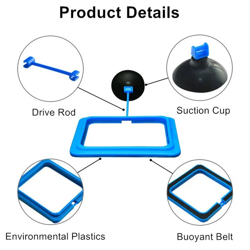 Portable Aquarium Fish Feeding Ring with Suction Cups - Smarsty