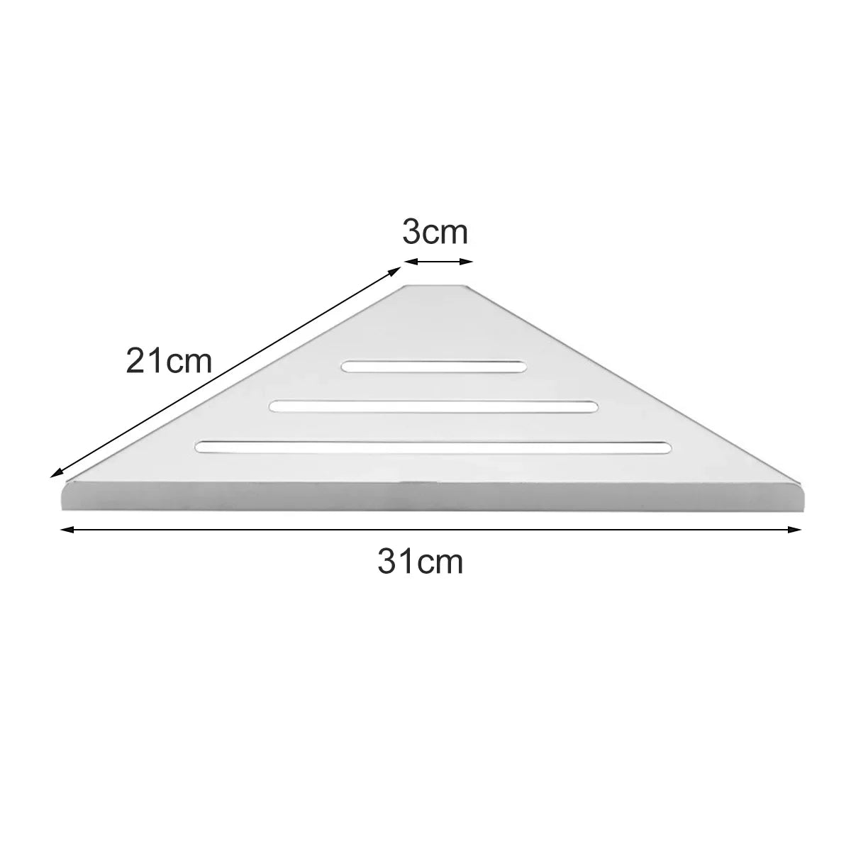 No Drilling Bathroom Corner Shelf Heavy Duty Stainless Steel - Smarsty