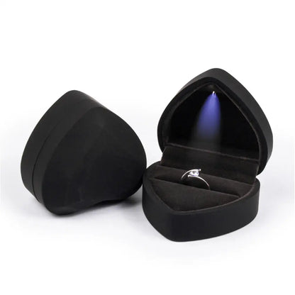 Luxury LED Jewelry Ring Box for Engagement and Wedding - Smarsty