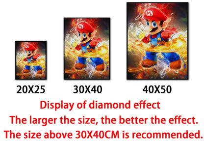 Disney Diamond Painting Kit Lilo Stitch Super Mario Pikachu - Smarsty