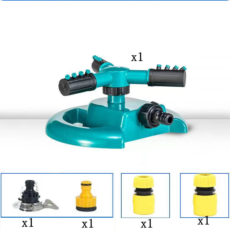 360 Degree Rotating Sprinkler Set for Efficient Garden Irrigation - Smarsty