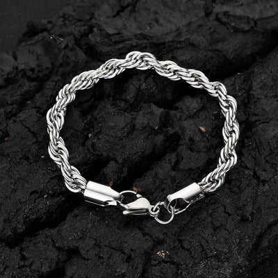 Stainless Steel Chain Bracelet For Men Women Waterproof - Smarsty