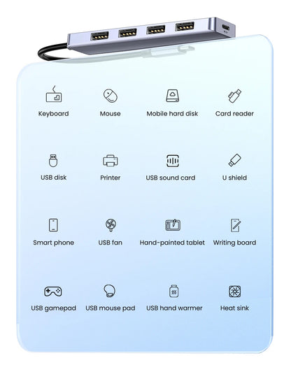 USB C Hub 4 Ports USB 3.0 UltraSlimDock For MacBook