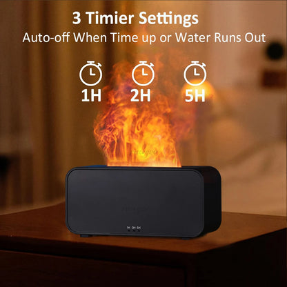 Mini Flame Aroma Diffuser With LED Light - Smarsty