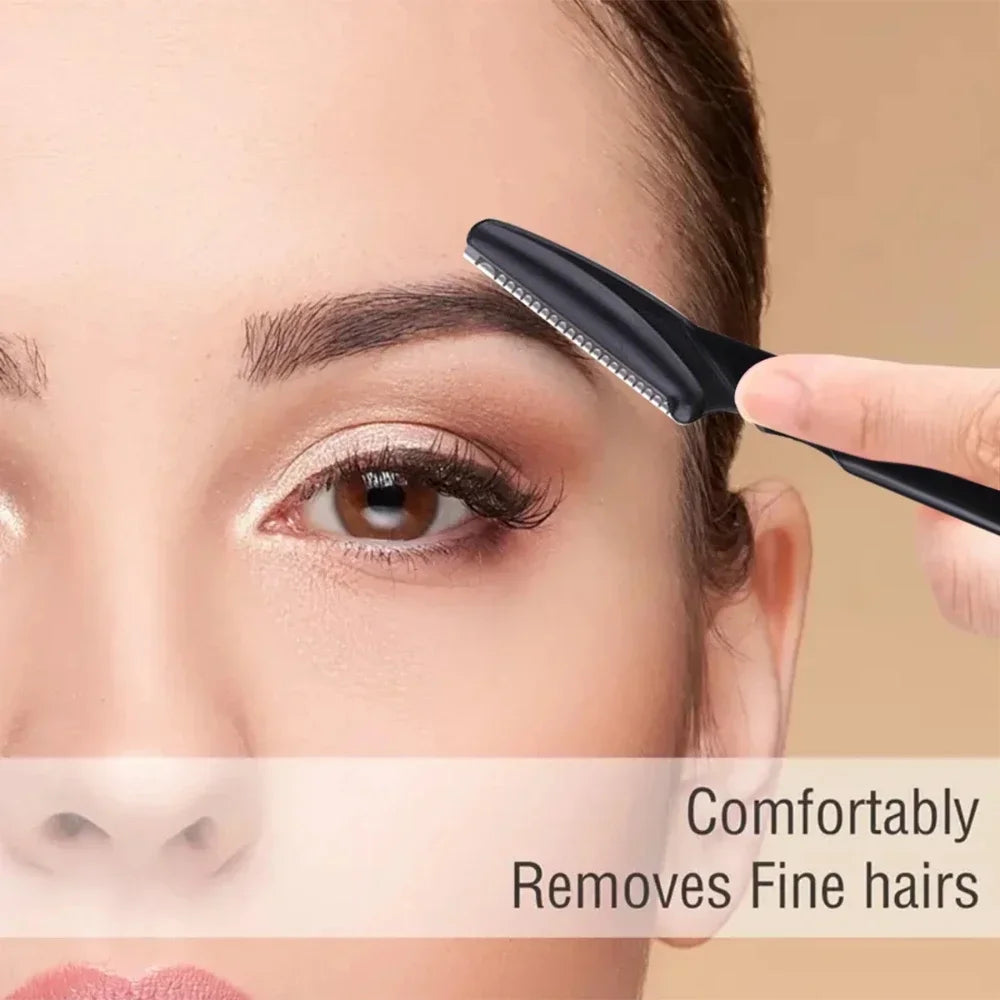 Eyebrow Razor Set with Precision Safety Covers - Smarsty