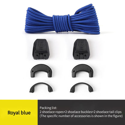 No tie Shoelaces Round Tennis Shoe laces Without ties Adult Kids Fashion Outdoor Running Sneakers Laces Shoes Accesories - Smarsty