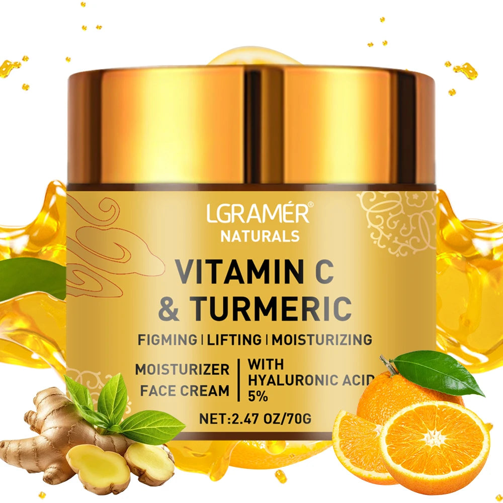 Turmeric Vitamin C Face Cream for Firming Hydration - Smarsty