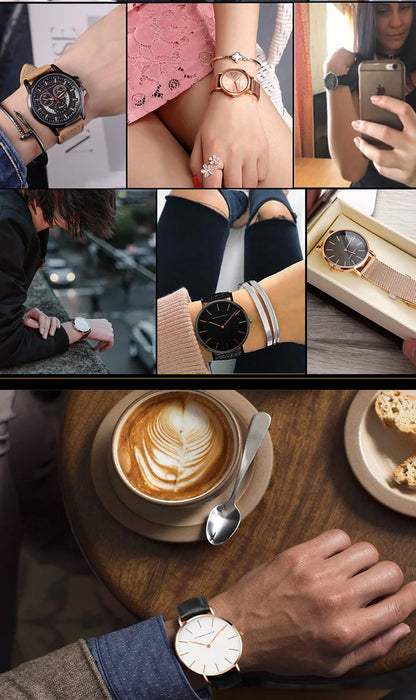 Waterproof Japan Quartz Wrist Watch For Men - Smarsty
