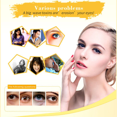 Gold Collagen Eye Masks for Firming and Moisturizing - Smarsty
