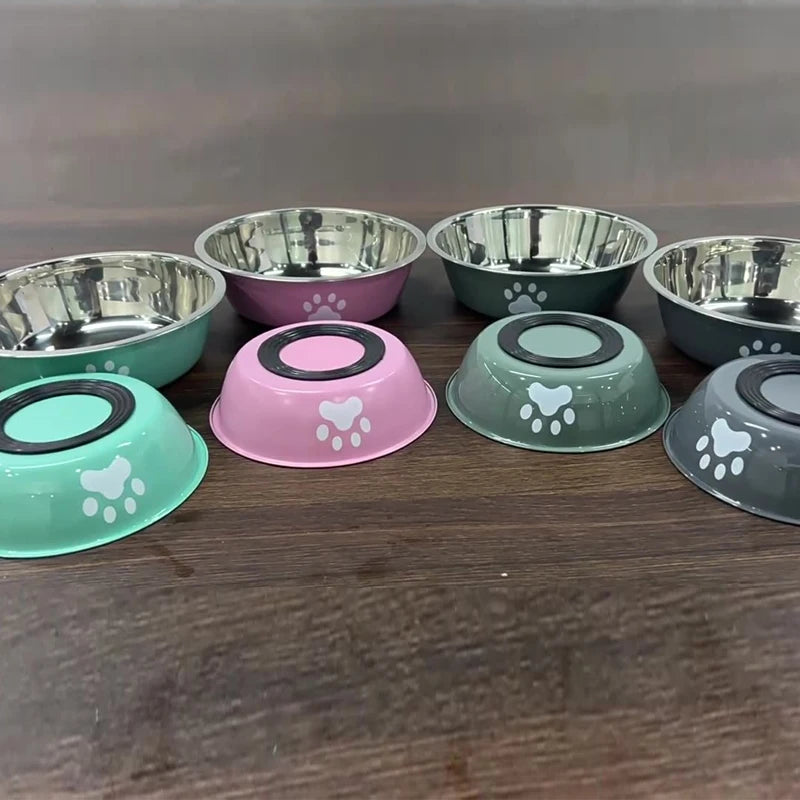 Stainless Steel Dog Bowl with Anti-Slip Design - Smarsty