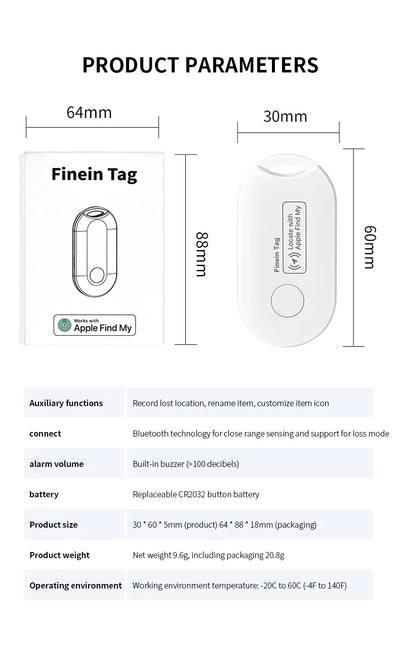 Mini GPS Tracker with Bluetooth Range for Easy Item Location - Smarsty