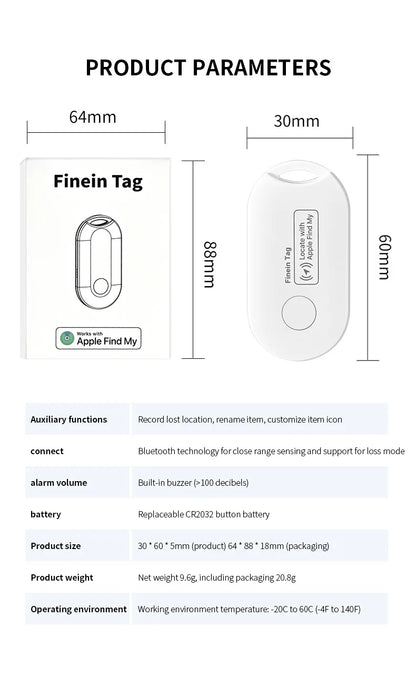 Mini GPS Tracker with Bluetooth Range for Easy Item Location - Smarsty
