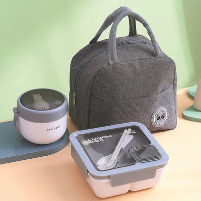 Insulated Lunch Box Bag Portable Thickened For Students - Smarsty