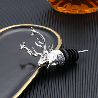 Deer Head Wine Pourer Stopper for Easy Aeration - Smarsty