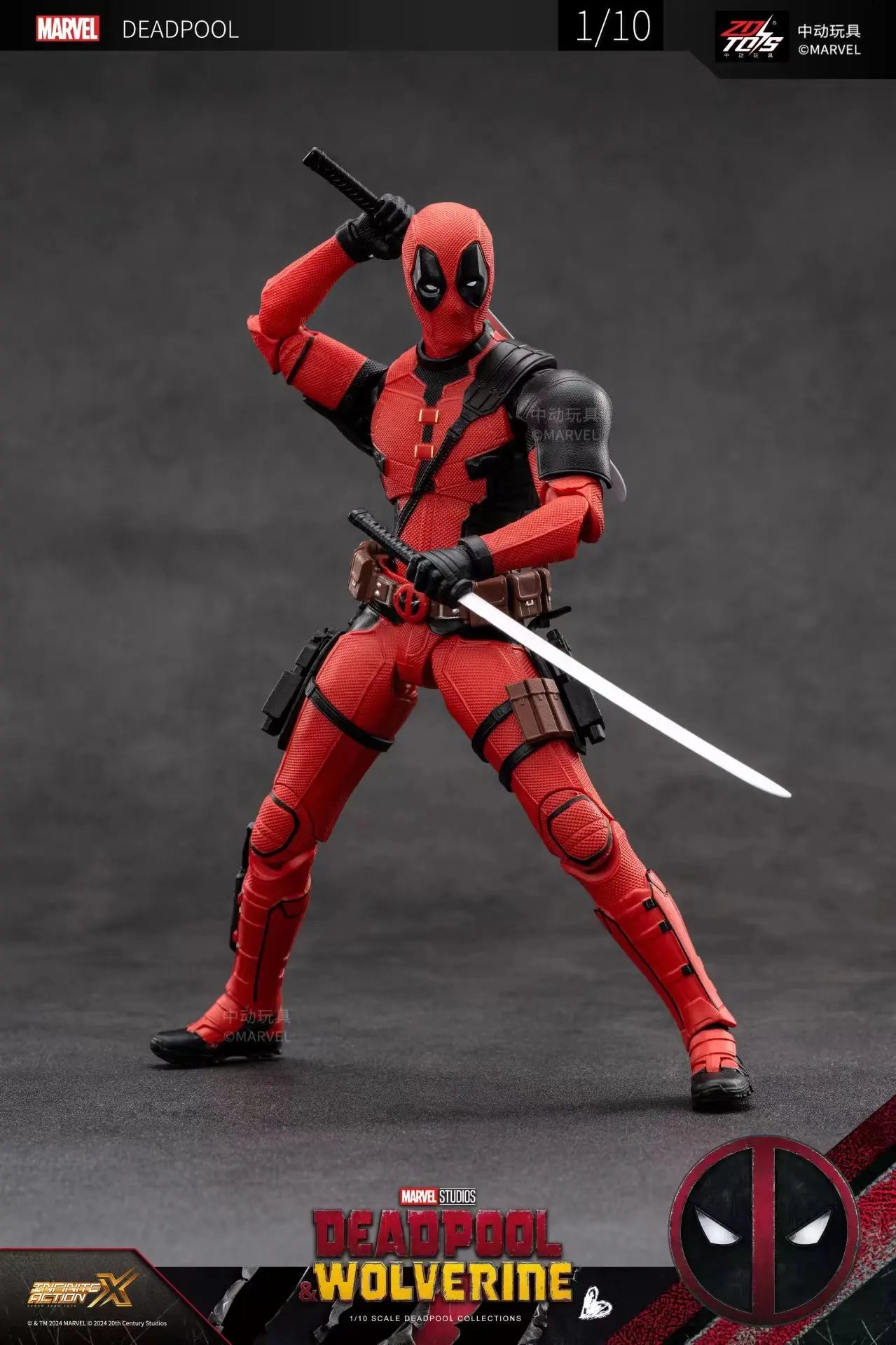 2024 Deadpool & Wolverine Action Figures Movie Version ZD Toy Series Collections Adult Action Figures Kids Gift by Smarsty