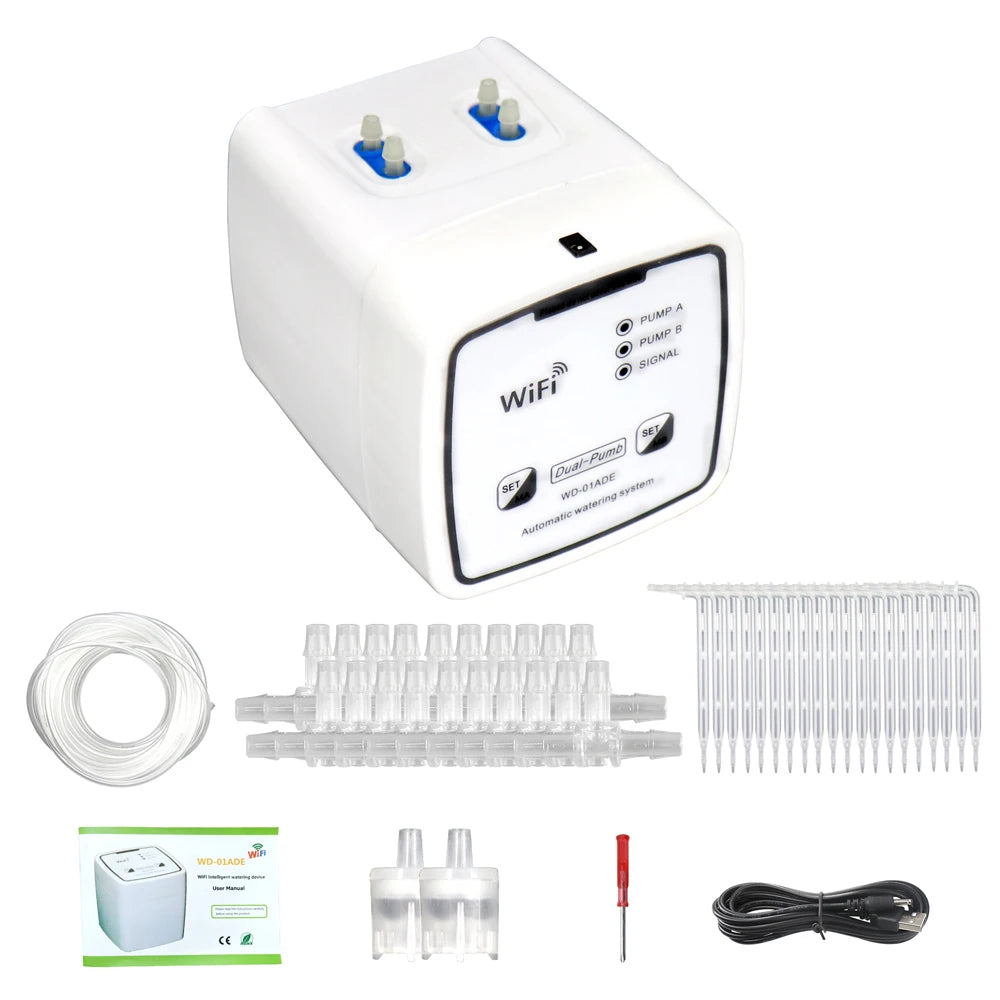 Smart WiFi Watering System with Double Pump Automation - Smarsty